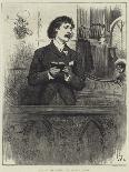 The Interrupted Ghost Story-Frederick Barnard-Giclee Print