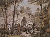 Arch of Labna, Yucatan, Mexico, Illustration from 'Views of Ancient Monuments in Central America'-Frederick Catherwood-Giclee Print