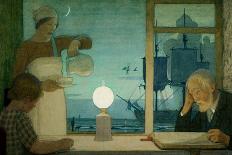 The Landing of St Patrick in Ireland, 1912-Frederick Cayley Robinson-Giclee Print