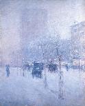Late Afternoon, New York: Winter-Frederick Childe Hassam-Giclee Print