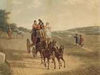 Mail Coach, 1819 (Coloured Engraving)-Frederick Christian Lewis-Giclee Print