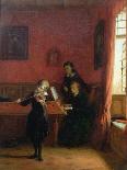 Playing Doctor, 1863-Frederick Daniel Hardy-Framed Giclee Print