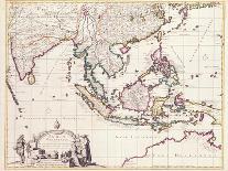 Map of India and the East Indies-Frederick de Wit-Giclee Print