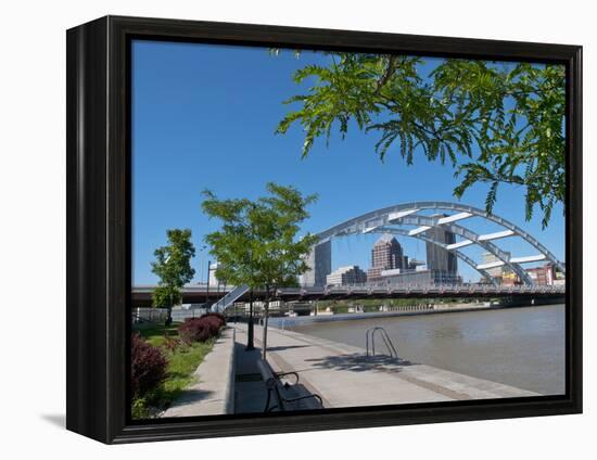 Frederick Douglas and Susan B Anthony Memorial Bridge, Genessee River, Rochester, New York, Usa-Bill Bachmann-Framed Premier Image Canvas