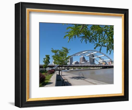 Frederick Douglas and Susan B Anthony Memorial Bridge, Genessee River, Rochester, New York, Usa-Bill Bachmann-Framed Photographic Print