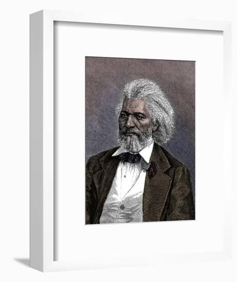 Frederick Douglass (1817-1895), American diplomat, abolitionist and writer, 1875-Unknown-Framed Giclee Print