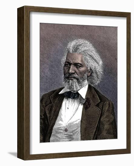 Frederick Douglass (1817-1895), American diplomat, abolitionist and writer, 1875-Unknown-Framed Giclee Print