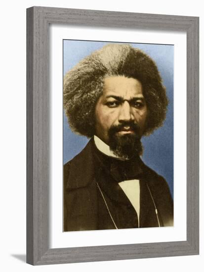 Frederick Douglass, American Abolitionist-Science Source-Framed Giclee Print