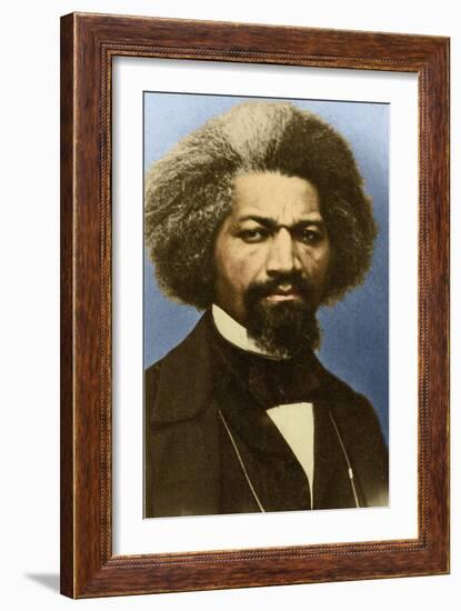 Frederick Douglass, American Abolitionist-Science Source-Framed Giclee Print