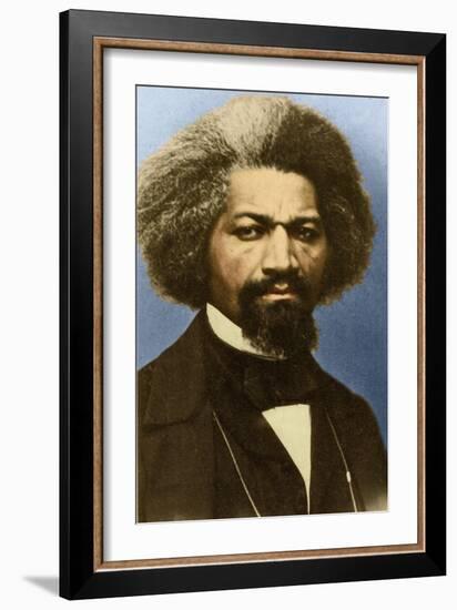 Frederick Douglass, American Abolitionist-Science Source-Framed Giclee Print