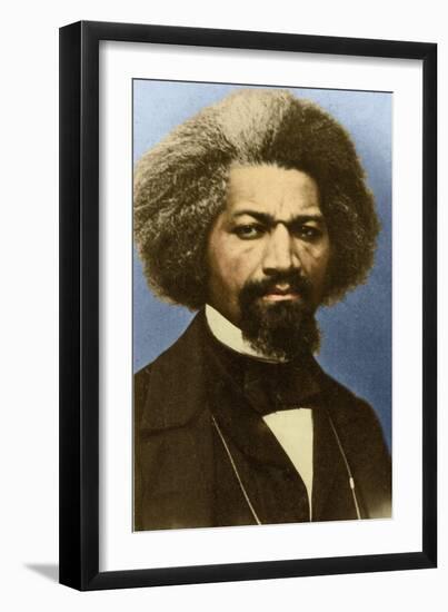 Frederick Douglass, American Abolitionist-Science Source-Framed Giclee Print