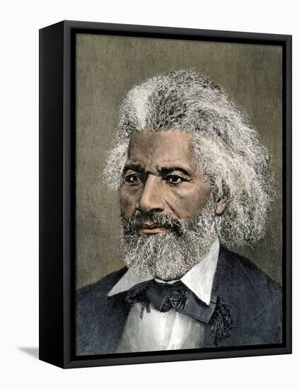 Frederick Douglass Portrait-null-Framed Premier Image Canvas