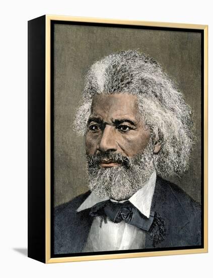 Frederick Douglass Portrait-null-Framed Premier Image Canvas
