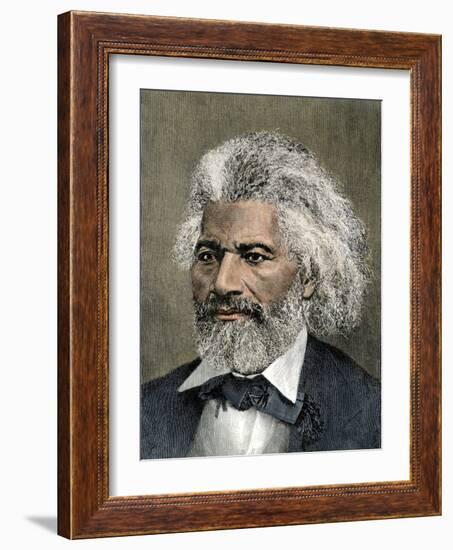 Frederick Douglass Portrait-null-Framed Giclee Print