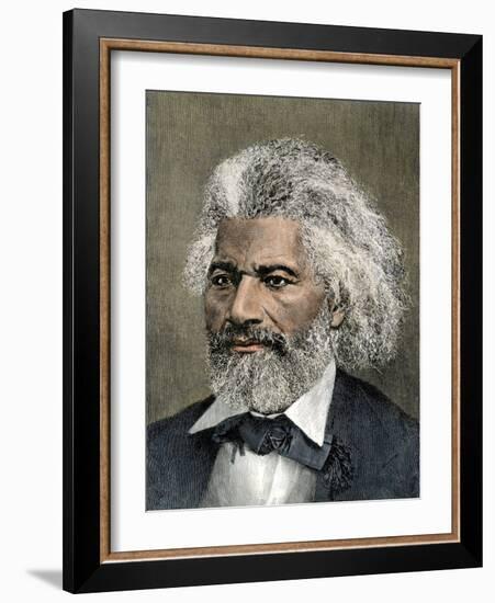 Frederick Douglass Portrait-null-Framed Giclee Print