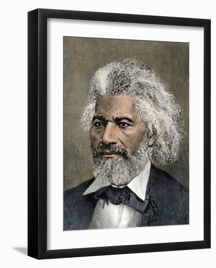 Frederick Douglass Portrait-null-Framed Giclee Print