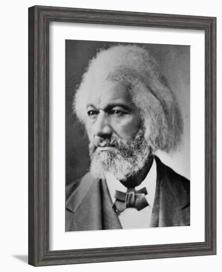 Frederick Douglass-Mathew Brady-Framed Photographic Print