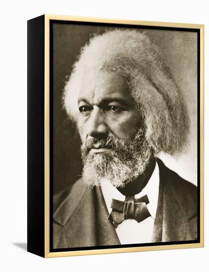 Frederick Douglass-Mathew Brady-Framed Premier Image Canvas