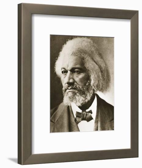 Frederick Douglass-Mathew Brady-Framed Premium Giclee Print