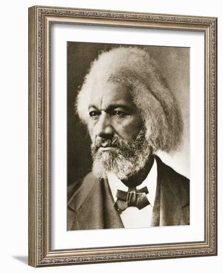 Frederick Douglass-Mathew Brady-Framed Giclee Print