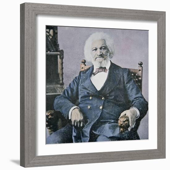 Frederick Douglass-Mathew Brady-Framed Giclee Print