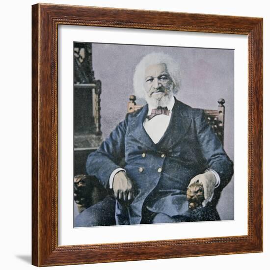 Frederick Douglass-Mathew Brady-Framed Giclee Print