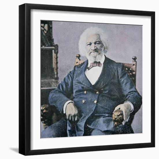 Frederick Douglass-Mathew Brady-Framed Giclee Print