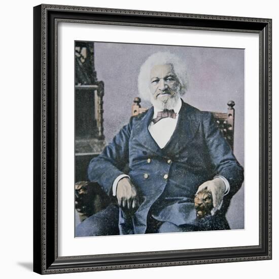 Frederick Douglass-Mathew Brady-Framed Giclee Print