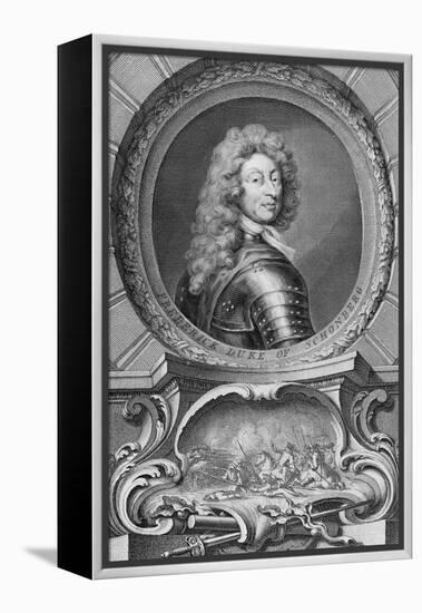 Frederick, Duke of Schomberg (1615-90)-Godfrey Kneller-Framed Premier Image Canvas