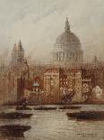 Saint Paul's from Bankside-Frederick E.J. Goff-Framed Giclee Print