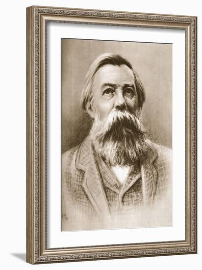 Frederick Engels-German School-Framed Giclee Print