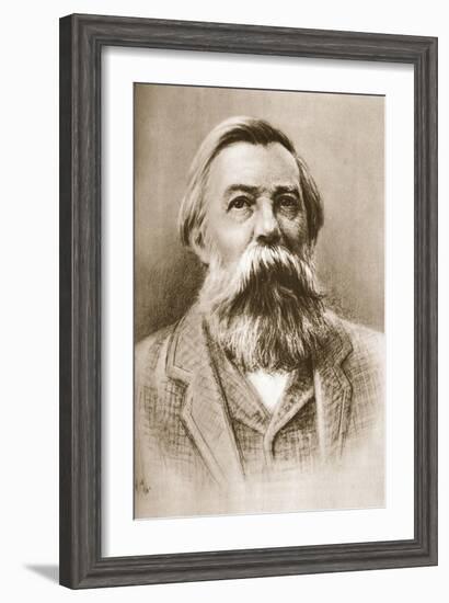 Frederick Engels-German School-Framed Giclee Print