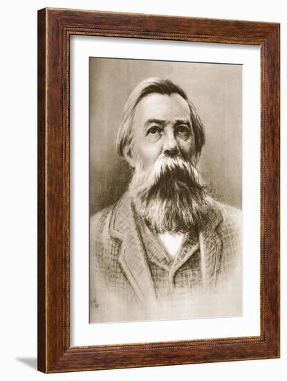 Frederick Engels-German School-Framed Giclee Print