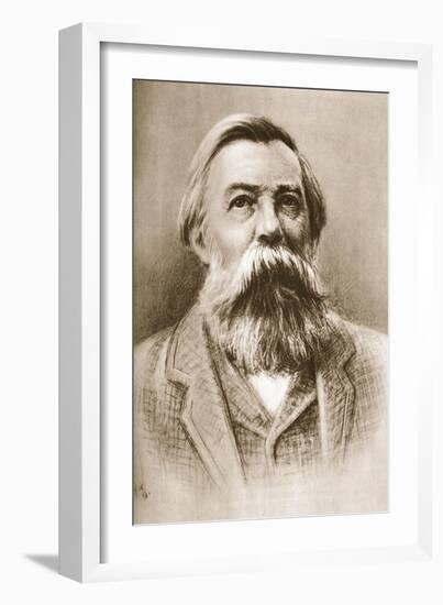 Frederick Engels-German School-Framed Giclee Print