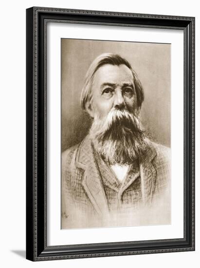 Frederick Engels-German School-Framed Giclee Print