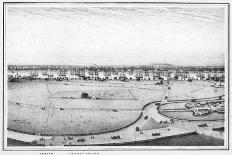 Strand and Cricket Ground, Panorama of Calcutta, India, C1840S-Frederick Fiebig-Giclee Print