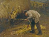 Spinning Thatch Bands, 1883-Frederick George Cotman-Giclee Print