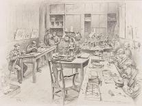 The Wood Studio, 'Graphic' Office, with Thomas Bewick's Chair-Frederick George Kitton-Giclee Print