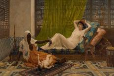 A New Light in the Hareem, 1884 (Oil on Canvas)-Frederick Goodall-Giclee Print