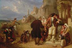 Departure of the Brittany Conscript-Frederick Goodall-Giclee Print
