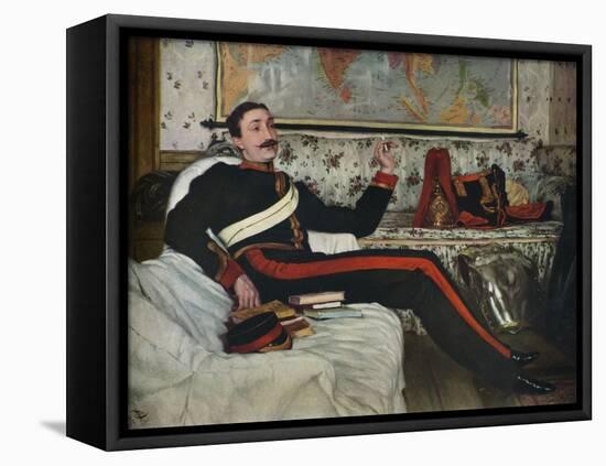 'Frederick Gustavus Burnaby', 1870-James Tissot-Framed Premier Image Canvas