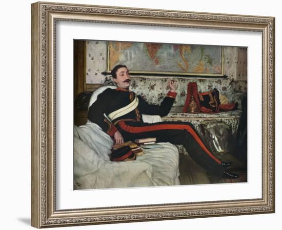 'Frederick Gustavus Burnaby', 1870-James Tissot-Framed Giclee Print