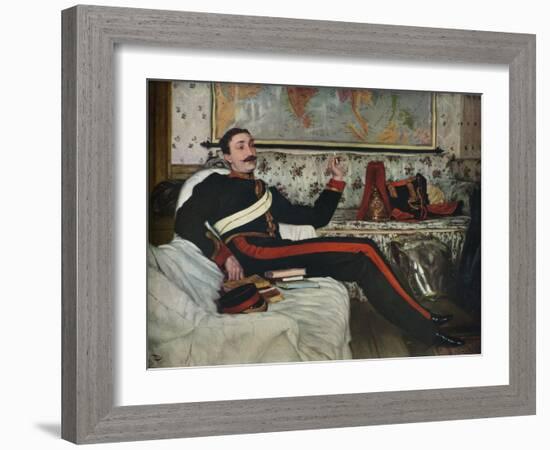 'Frederick Gustavus Burnaby', 1870-James Tissot-Framed Giclee Print