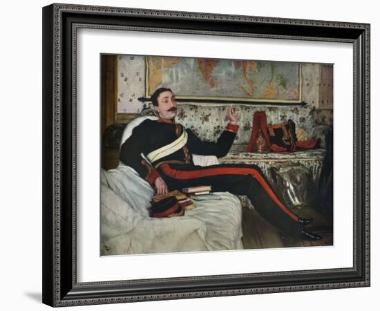 'Frederick Gustavus Burnaby', 1870-James Tissot-Framed Giclee Print