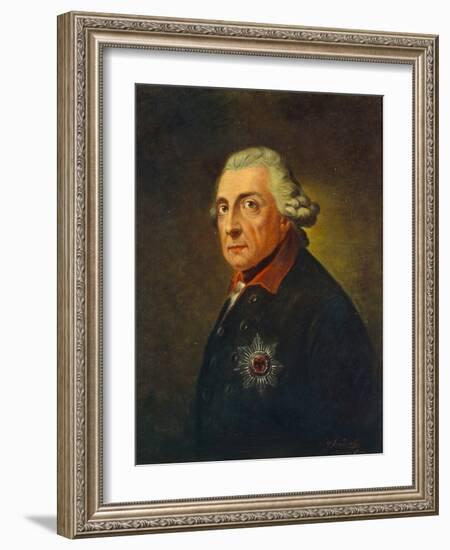 Frederick II, King of Prussia, C.1851-1900-Anton Graff-Framed Giclee Print