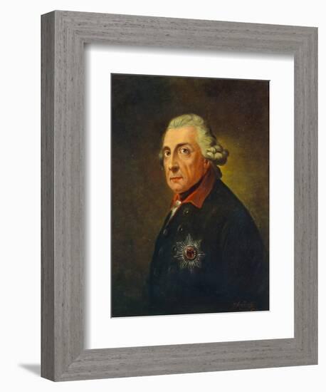 Frederick II, King of Prussia, C.1851-1900-Anton Graff-Framed Giclee Print