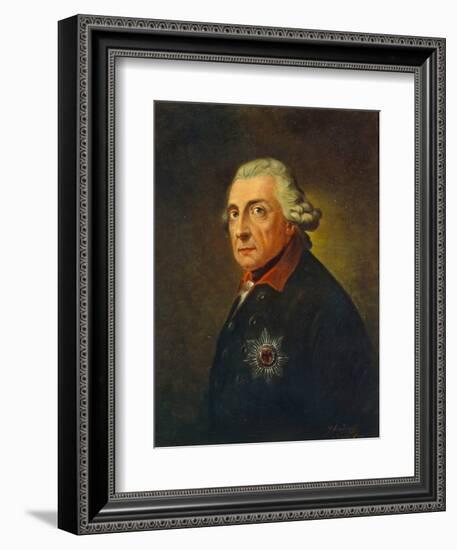 Frederick II, King of Prussia, C.1851-1900-Anton Graff-Framed Giclee Print