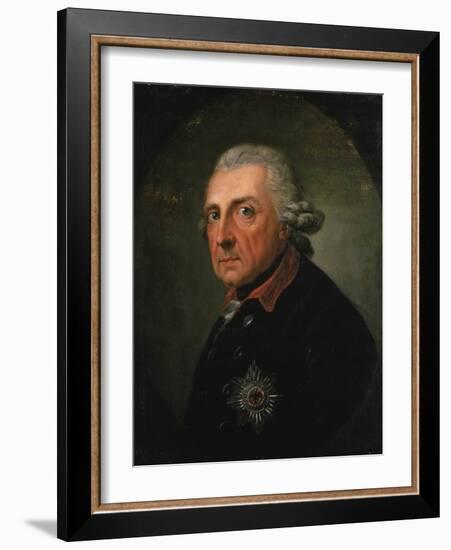 Frederick Ii (The Great) of Prussia, 1781-Anton Graff-Framed Giclee Print