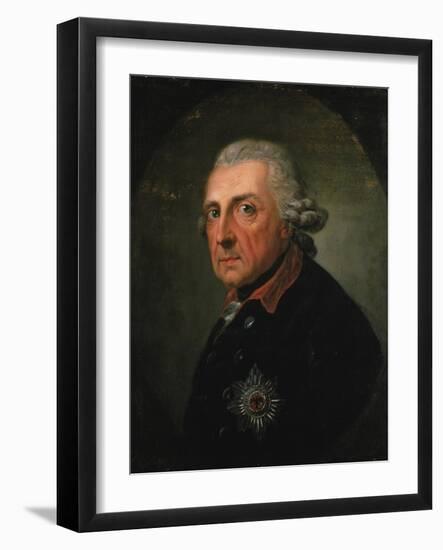 Frederick Ii (The Great) of Prussia, 1781-Anton Graff-Framed Giclee Print