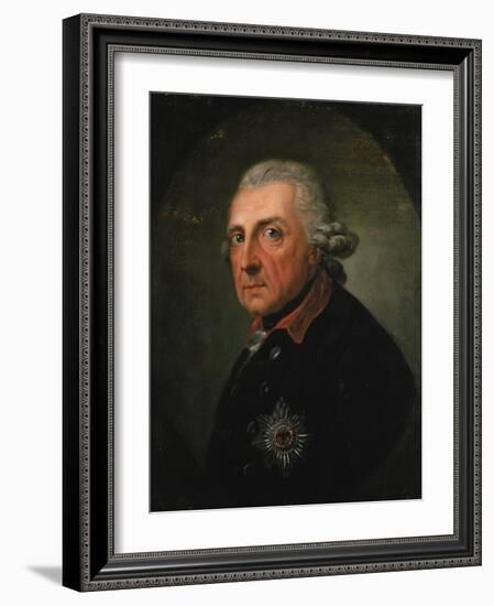 Frederick Ii (The Great) of Prussia, 1781-Anton Graff-Framed Giclee Print